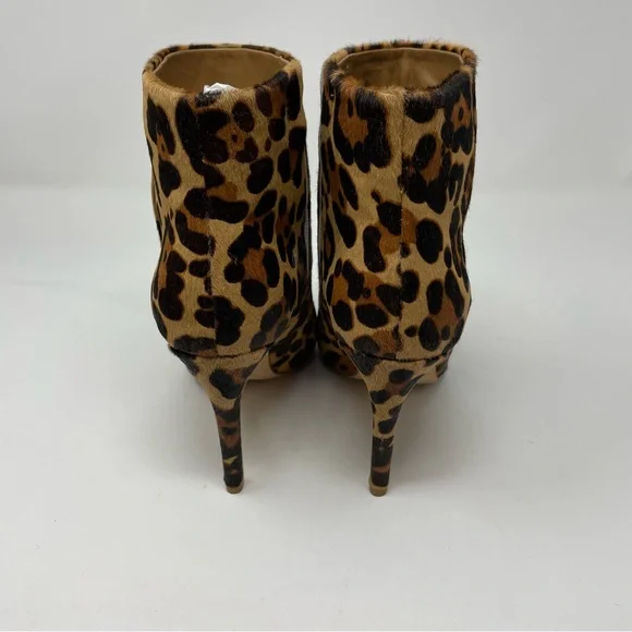 EUC Joie Lina Leopard Calf Hair Booties 38.5 - Picture 7 of 7